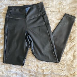 Athleta faux leather leggins size XS